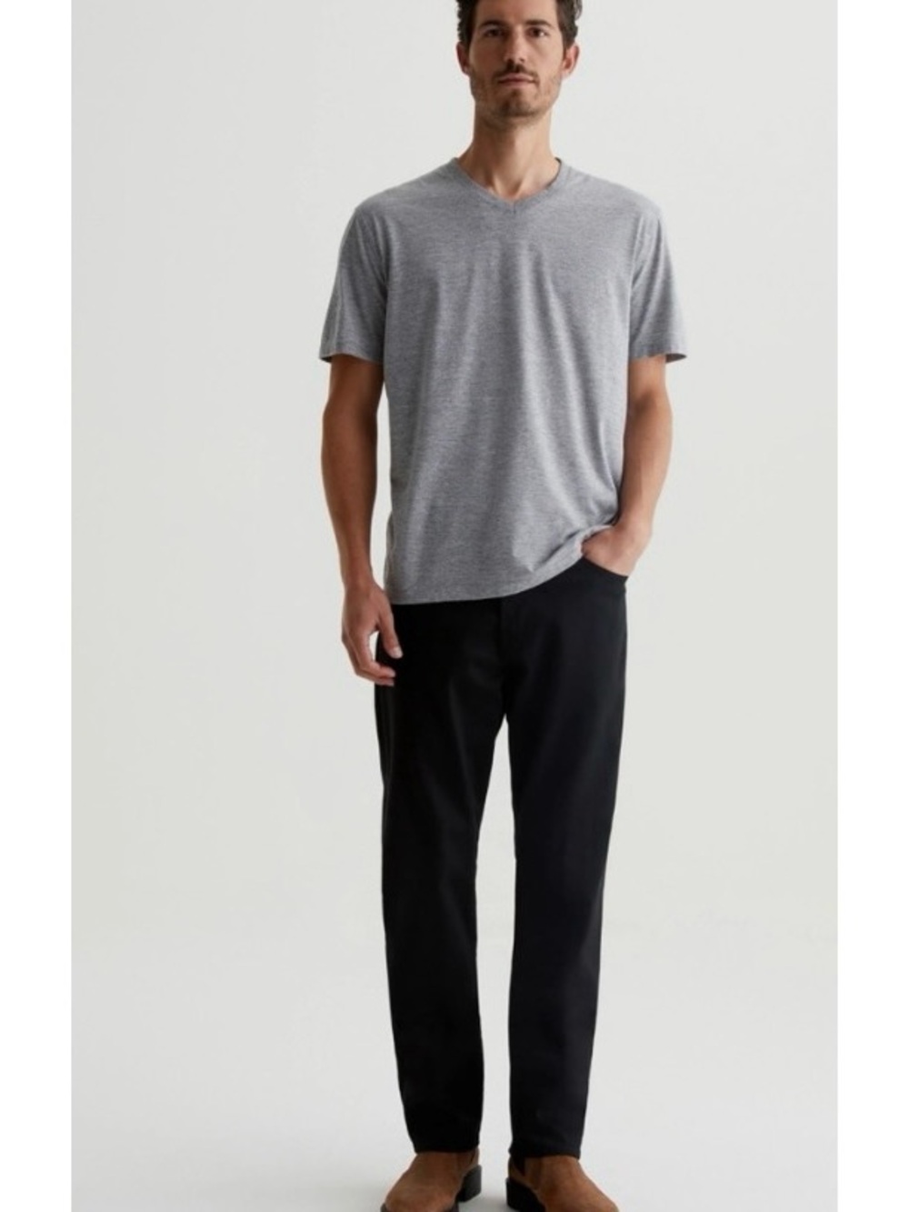 AG Men’s Graduate Tailored Leg Jeans/Pants in Black - 38x34